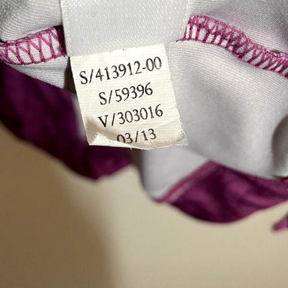 Athleta Tinker Tank Racerback Berry Pink Paisley High Support Mesh Bra Medium - Picture 5 of 6